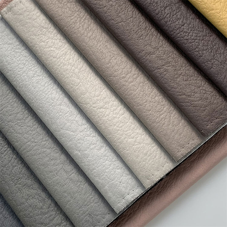 Magandang kalidad 410GSM fashionabl luxury malambot na teknolohiya leather faux sofa tela