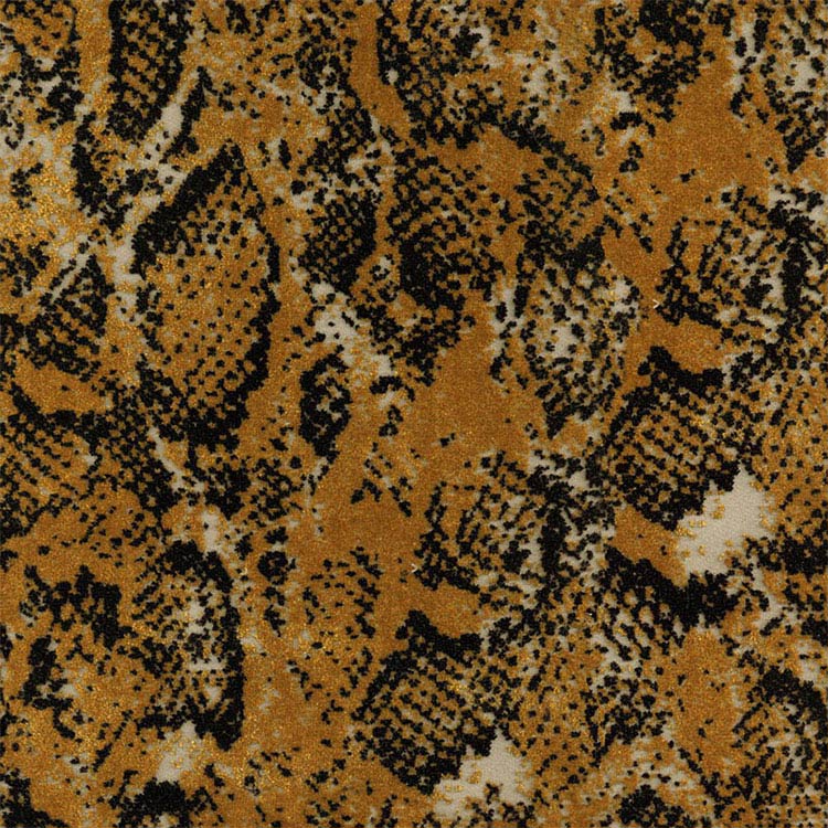 Luxury Snake Skin Pattern Jacquard Looped Rayon Sofa Tela